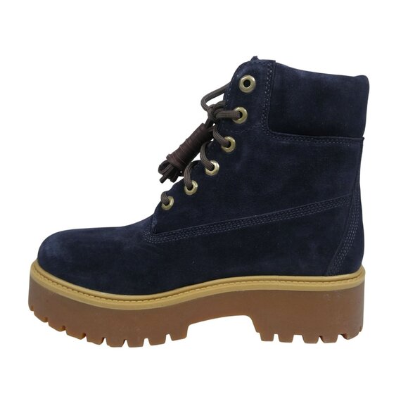 Timberland‎ Women's Heritage Stone 6 Inch Waterproof Boot Dark Blue Size 9.5 - Picture 2 of 8